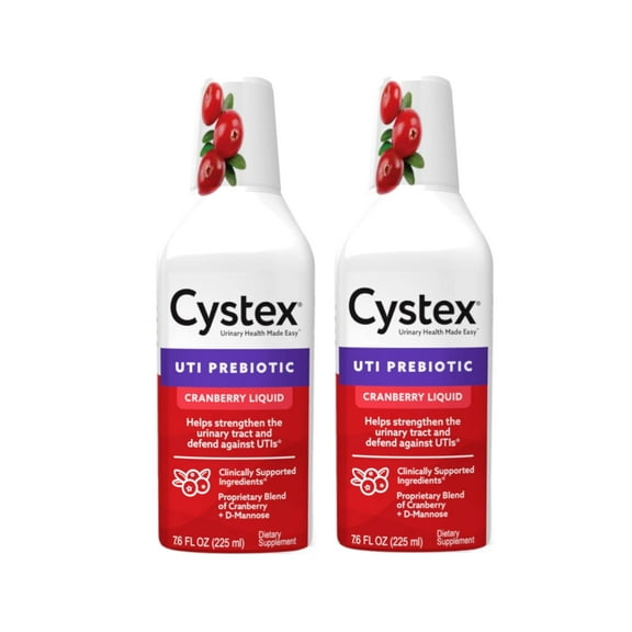 Cystex Urinary Health Maintenance Antioxidant, Cranberry, 7.6oz (pack of 2)
