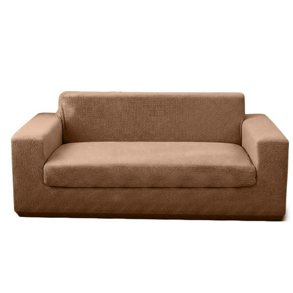 Oliegs Housse de Canapé Universelle Couleur Unie Toutes Saisons Mode Tricotée Élastique Housse de Canapé Complète Coussin de Canapé