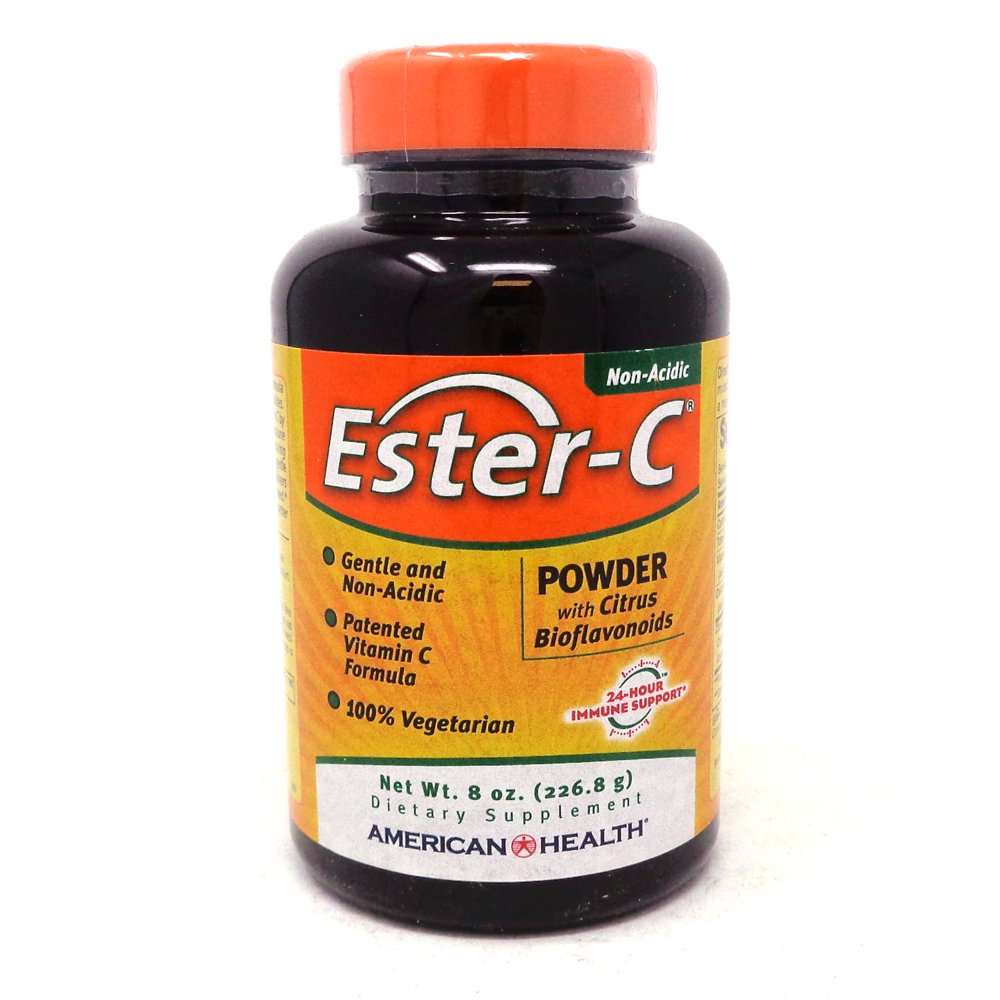 American Health EsterC Powder with Citrus Bioflavonoids 750 mg. 8