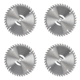 thumbnail image 2 of Likrtyny Césped Jardín Metal 40 Dientes Cuchillas Accesorios Cortacésped, 2 of 8