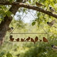thumbnail image 4 of Metal Bird Ornaments Pendant for Outside Outdoor Hanging, Birds on Branches Decoration for Indoor Outdoor Yard Patio Porch, Birthday Gifts for Mom and Home Decor, 4 of 6