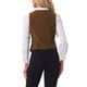thumbnail image 3 of CHALECO DE VELVET INSPIRE CHIC PARA MUJER, SIN MANGAS, ESTILO RETRO, BLAZER STEAMPUNK, VESTIDO ELEGANTE, TAMAÑO M, COLOR MARRÓN OSCURO, 3 of 6