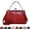 Burgundy, variant on Elegant Waterproof Women's Leather Kiss-Lock Tote Handbag,Retro British Style Shoulder Bag for Daily,Work,Date Night,Travel