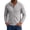 Gray, variant on Mens Full Zip Cardigan Sweater Stand Collar Regular Fit Knit Sweaters