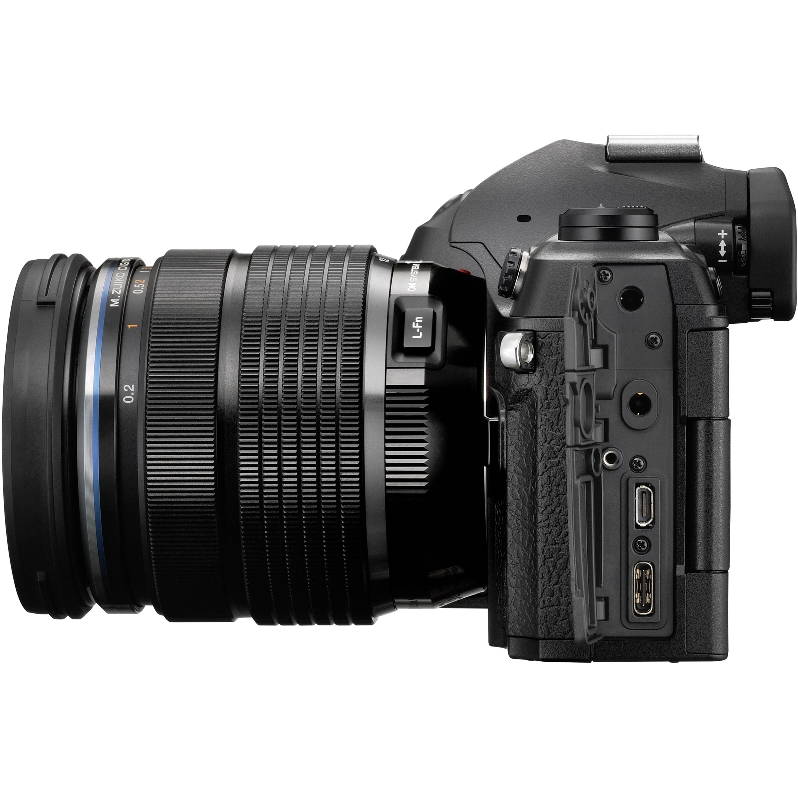 Olympus OM SYSTEM OM-1 20.4 Megapixel Mirrorless Camera with Lens, 0.47,  1.57, Black
