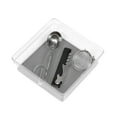 thumbnail image 3 of Smart Design Plastic Drawer Organizer - 6 x 6 inch - Gray, 3 of 9
