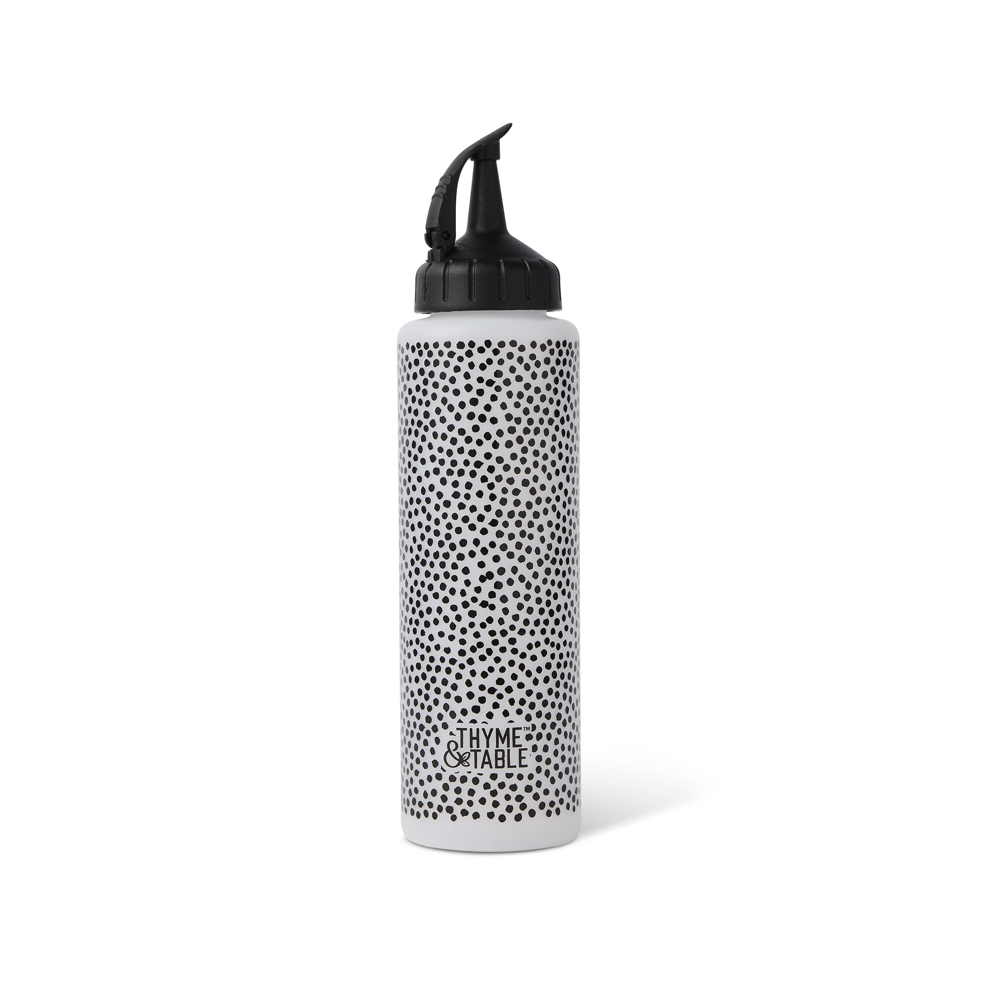 (5 pack) Thyme & Table 12 oz Squeeze Bottle with Drip Free Nozzle