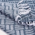 thumbnail image 4 of DMAASA 100% Hand woven Cotton Throw, Turkish Blanket , Pure Cotton Handmade Throw, Couch Coverlet, Summer Light Weight Throw, Bedding Gift, 4 of 4