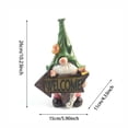 thumbnail image 4 of De Jardín, Adornos Enanos De Resina Solar, Gnomos Creativos, Luces De Jardín Al Aire Libre, Decoración De Césped Portátil Speravity HA042804-02, 4 of 6