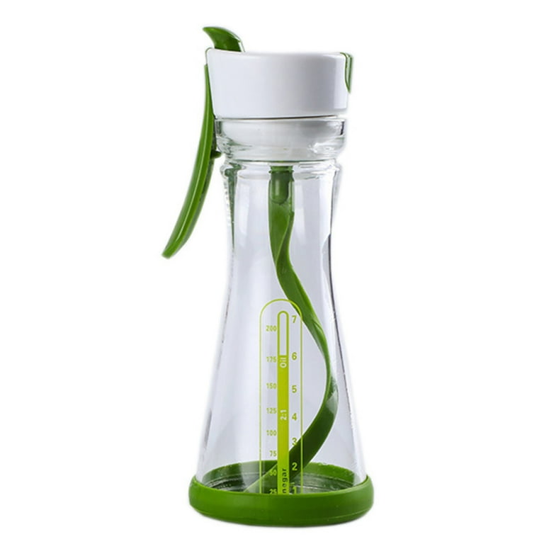 Salad Dressing Shaker Container Leak Proof Homemade Salad Dressing Bottle  Mixer Measure for Home Kitchen