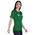 thumbnail image 2 of Inkmeso Vaccinated Pro Vaccine Crew Neck Tee Shirt Cotton T-shirt For Womens, 2 of 9