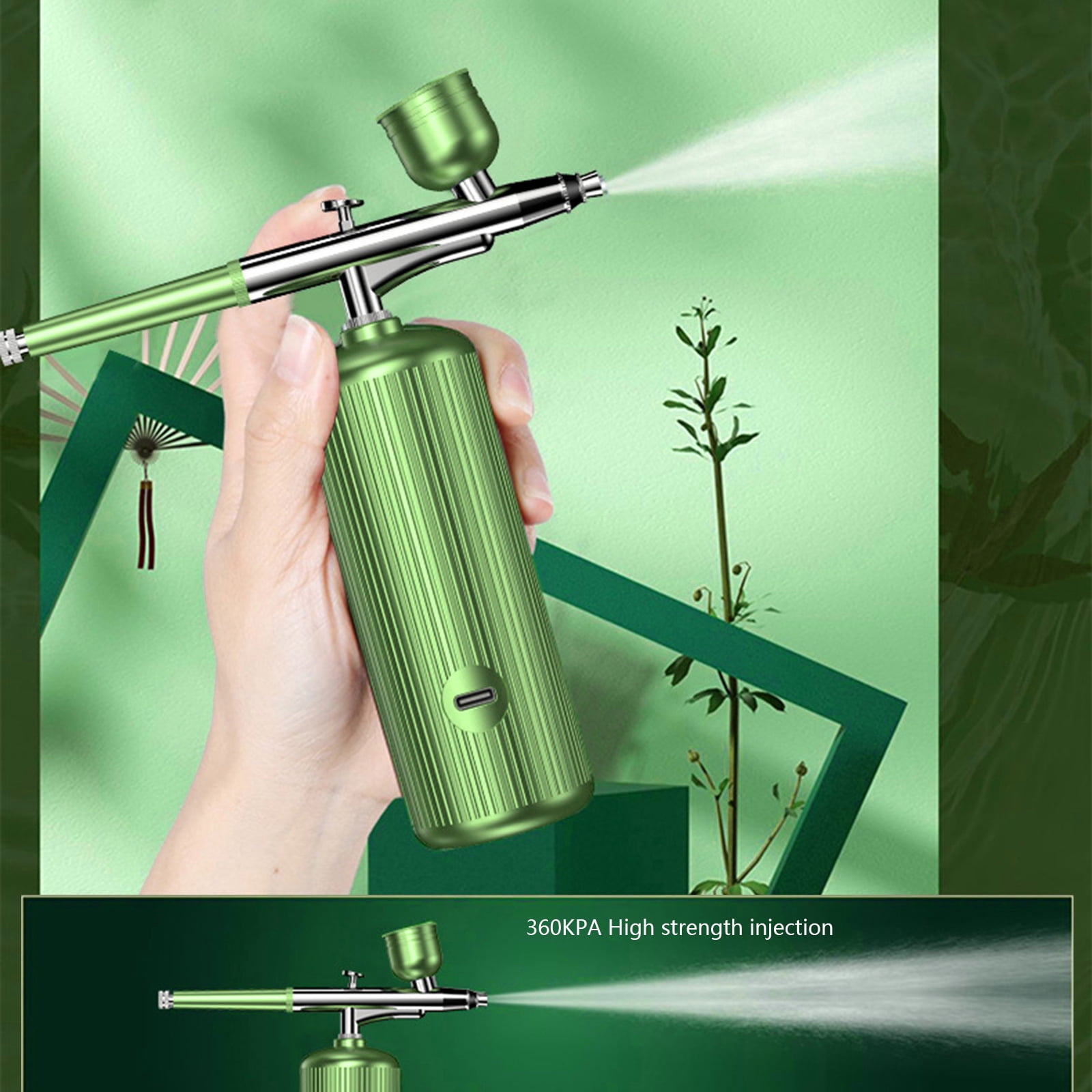 Professional Airbrushes Kits with 0.3mm Nozzle and Compressor for Art, Cake Decorating, and Crafts