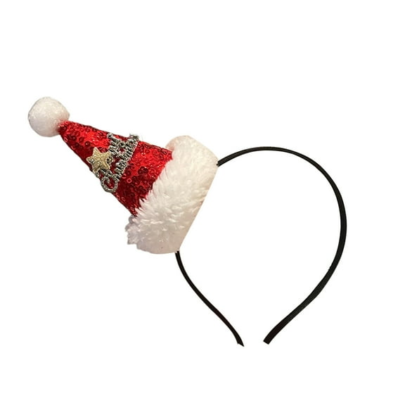 WEGFTDUOP Christmas Hair Bands For Kids Hair Accessories Hair Clips Holiday Gifts Antler Hair Clips Party Dress Up Headbands For Holiday Party Celebrations