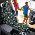 thumbnail image 4 of POLERO Cactus Geometric Terry Cloth Car Seat Cover, Machine Washable Sweat Absorbent Seat Protector for Cars Trucks Vans and Daily Driving, 4 of 7