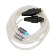 thumbnail image 2 of 2 Pin Sound Cable 4 Core Silver Plated Copper 3 in 1 Cable Replacement for HD650 HD660S HD6XX HD600 HD660 HD580, 2 of 5