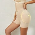 thumbnail image 5 of Women‘s Solid Color Shaping High Waisted And Tight Waisted Pants With Fixed Sponge Pad  Plump Buttocks  Buttocks  And Lifting Buttocks  Waist Tightening And Tight Buttoned Shaping, 5 of 5