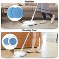 thumbnail image 3 of Gymax 5 Washable Microfiber Replacement Mop Pads For Electric Spin Mop, 3 of 10