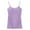 Purple, variant on yunLCZ Square Neck Tank Top Womens Cotton Camisole Adjustable Camisole With Frame Bra Stretch Undershirt Summer Sleeveless Tops