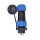 thumbnail image 5 of Enchufe impermeable Conector de alimentación de aviación cuadrado Adaptador de terminal a tope CA 380 V SP205 Pin, 5 of 9