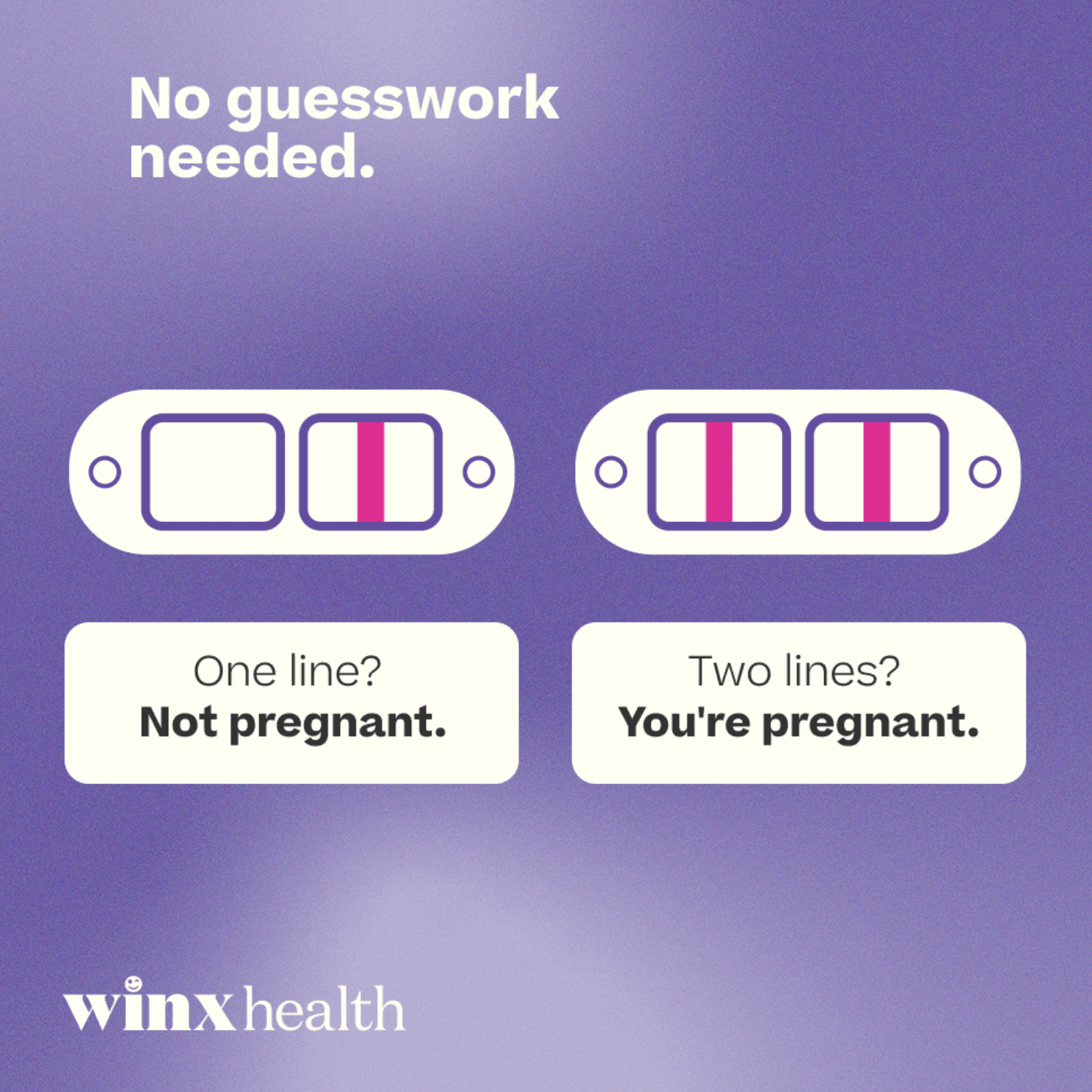 Winx Early Detection Pregnancy Test 2 Count, Home Use, 99% Accurate