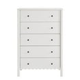 thumbnail image 6 of Dresser Drawer Chest, White, Wood, Hotel Bedroom, Modern Contemporary, HB37721, 6 of 8