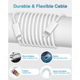 thumbnail image 3 of Charger CXX USB-C de carga rápida para iPhone de 20 W con cable de 6 pies, 3 of 7