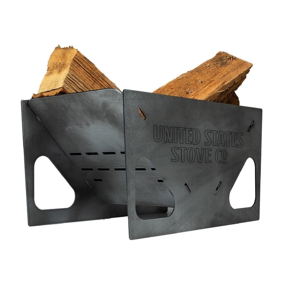 US Stove US19VP Portable Collapsible Rectangular Fire Pit