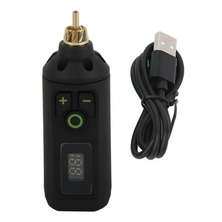 FACEGA Wireless Tattoo Machine Battery Type C Alloy Digital LCD Tattoo Power Supply for Beauty Salon RCA