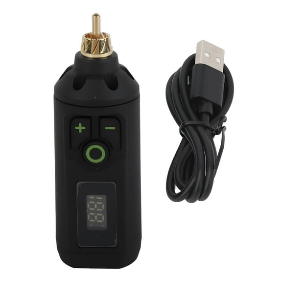 FACEGA Wireless Tattoo Machine Battery Type C Alloy Digital LCD Tattoo Power Supply for Beauty Salon RCA