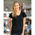 thumbnail image 4 of J America JA8136 Ladies Glitter V-Neck T-Shirt, 4 of 5