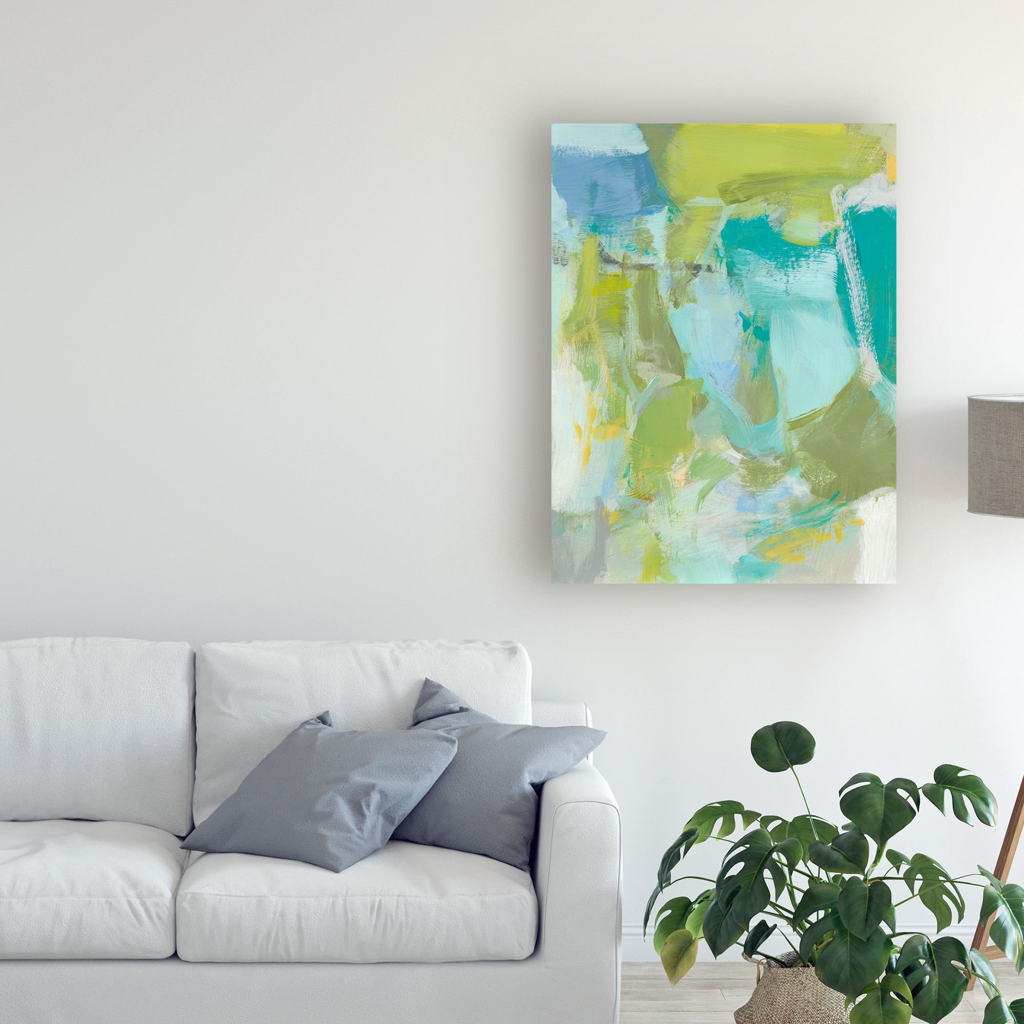 Trademark Fine Art 'Sea Glass Abstraction II' Canvas Art by Christina Long