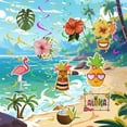 thumbnail image 5 of Hawaiian Party Decorations, 16PCS Tropical Party Decorations Hanging Swirls, Beach Party Decorations, Used for Hawaiian Tropical Party Summer Party Birthday Party Decoration, 5 of 13