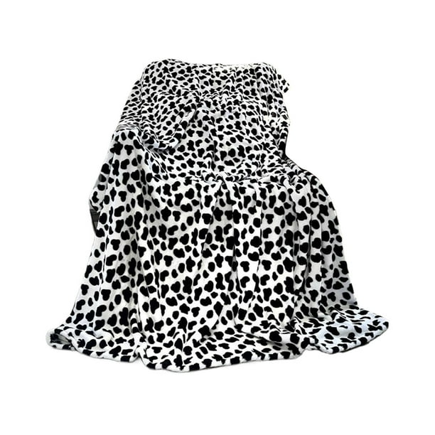 Billuyoard Manta de viaje suave y delicada para mayor comodidad, mantas y mantas ligeras Juegos de cama Mancha de leopardo