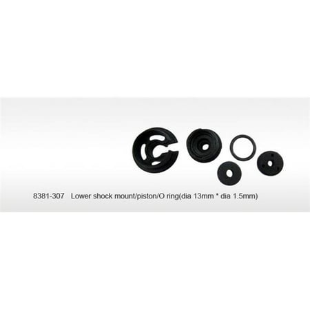 Shock O-ring Piston - DHK Hobby DHK8381-307 13 x 1.5 mm Lower Shock Mount & Piston with O-Ring