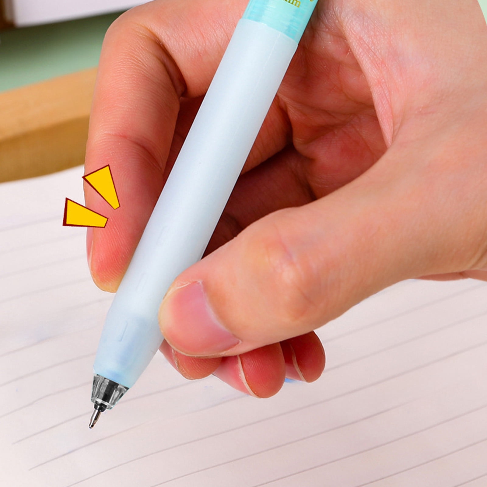 Yunuuuoa Scented Erasable Pens, 0.5mm ST Nib Fine Point Rolling Ball Pens, Tea Aroma Fast Drying Thermal Ink Pen Set, Smooth Writing Push-Up Retractable Pen for Office Writing Take Note