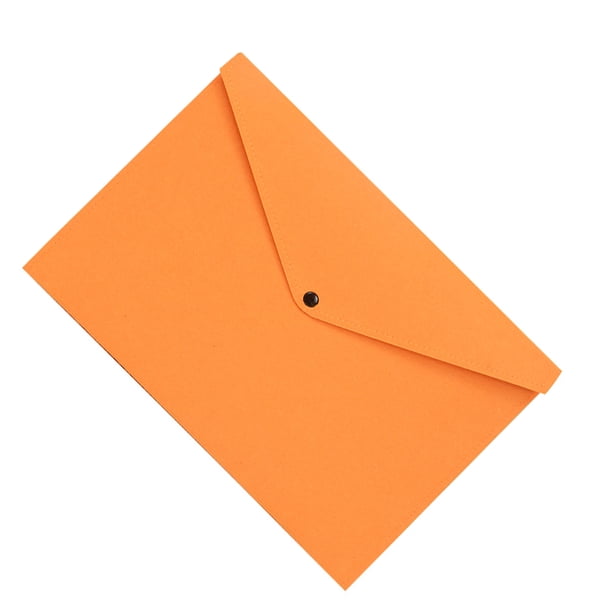 Matsuzay Organizador de carpetas de fieltro Manténgase organizado con facilidad y estilo Bolsa de documentos de fieltro duradera y sin desorden Almacenamiento y organización del hogar naranja