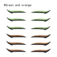 thumbnail image 4 of Seitruly Eyeliner Sticker reutilizable doble párpado brillo línea tira maquillaje de ojos para fiesta Cosplay club nocturno, verde naranja Type3 NO3 Seitruly CE000889-04B, 4 of 6