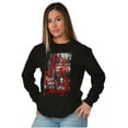 thumbnail image 4 of Chicago Illinois Teddy Bear Graffiti Long Sleeve TShirt Men Women Brisco Brands S, 4 of 5