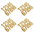 thumbnail image 4 of Shisuyan 4 Sets Number Digits Decal Reflective Stickers for Car Street Address Mailbox, 4 of 8