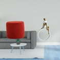 thumbnail image 2 of Reposapiés Otomano, Banco, Silla, Sofá Cilíndrico, Taburete De Té Para Oficina, Dormitorio, Guardería, Apartamento, Figura De Niña, Estatua De Mujer, Centro De Mesa, Dormitorio, Regalo De, 2 of 8