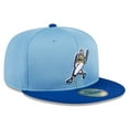 thumbnail image 3 of Men's New Era  Light Blue Milwaukee Brewers 2025 Batting Practice 59FIFTY Fitted Hat, 3 of 6