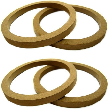 Audiopipe 8 Speaker Mounting Spacer Rings for Fiberglass RING-8R Car Audio 2 Pairs