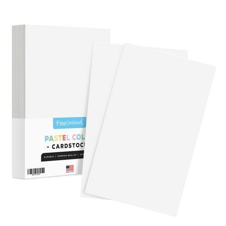 White Menu Legal Size 8.5 x 14 Inches 67 Vellum Bristol Lightweight Card Stock Paper Cover | 1 Ream of 250 Sheets Per Pack