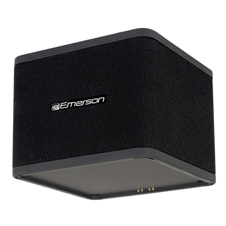 Emerson EAS-3006-BK Sound Blox - Wireless Magnetic Stackable Bluetooth Speakers, Instant Connect, Multi-Room Audio, USB-C Charging, Built-in Subwoofer