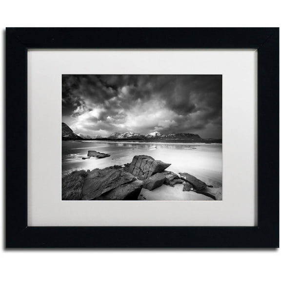 Trademark Fine Art "Getting There" Canvas Art by Philippe Sainte-Laudy, White Matte, Black Frame