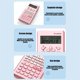 thumbnail image 5 of Calculadora Estudiantil de Macaron Rosa, Computadora Científica Multifuncional para Exámenes, Regreso a Clases Especial, 5 of 6