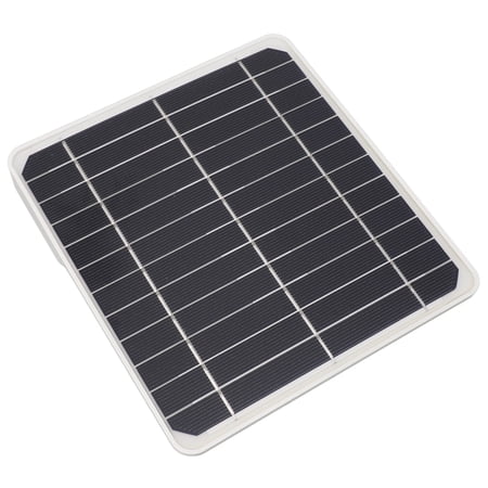M Buder 20W Portable Solar Panel with USB Type C DC Port, Waterproof 5V 2A Backpack Solar Charger for Bicycle and Camping (11.81 inches / 30 cm)