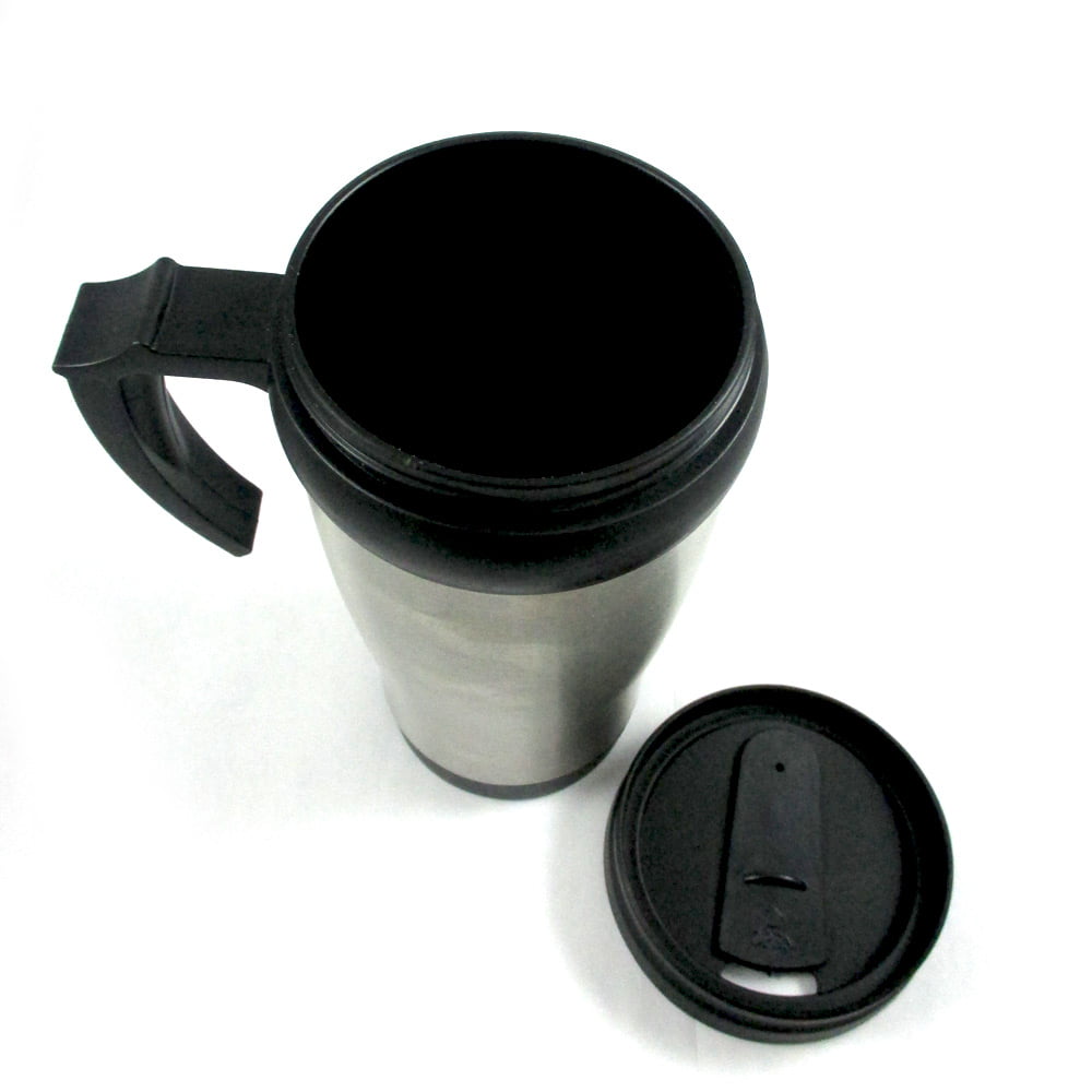 Living Solutions Double Wall Travel Mug Assorted