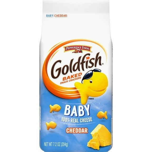 Pepperidge Farm Goldfish Baby Cheddar Crackers - 7.2oz Bag Pack of 2