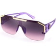 thumbnail image 1 of Gafas de sol cuadradas con parte superior plana y protección de una pieza sin marco, 1 of 4
